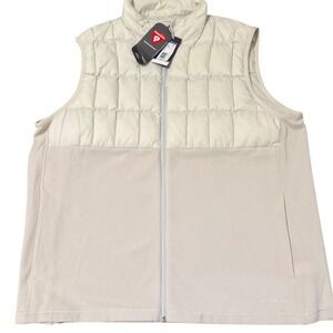 Vineyard Vines OTG‎ Golf Hybrid Vest PrimaLoft Stone XXL 1O001788-274 Mens